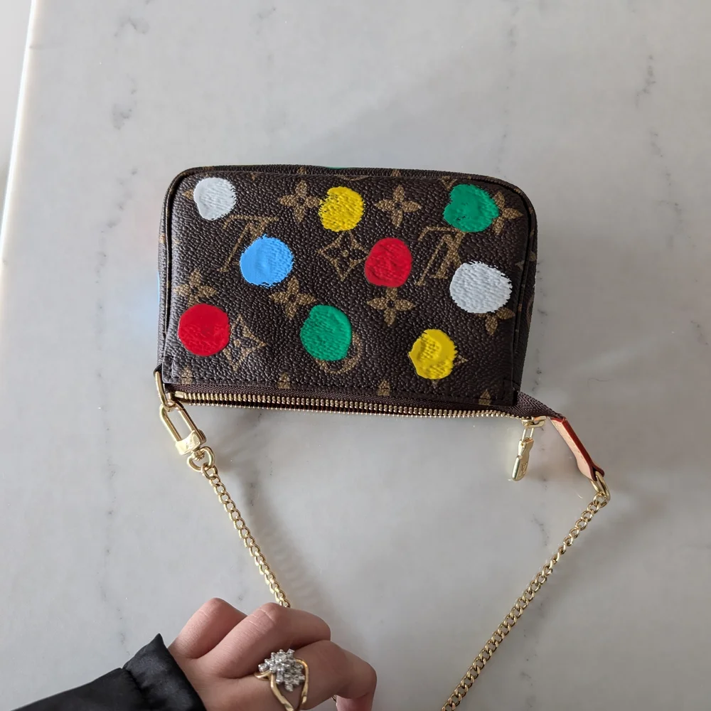 Louis Vuittonx Yayoi kusama Multicolor Wristlet Purse - Picture 4 of 8